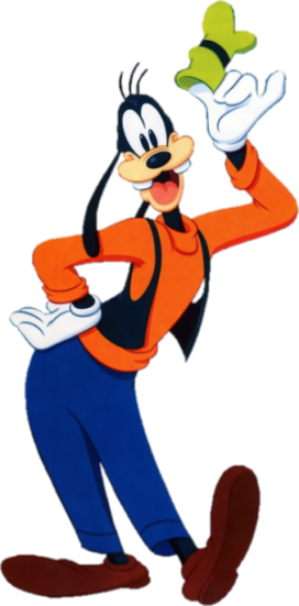 Goofy laughing